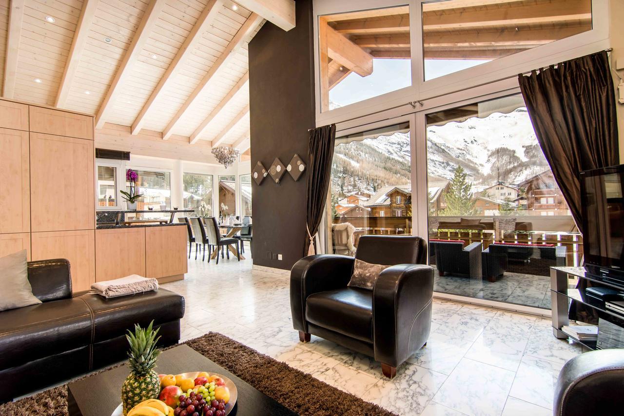 Chalet Sunshine Saas-Fee Buitenkant foto